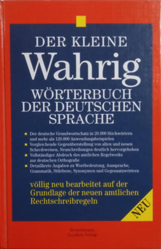 Der kleine Wahrig Wrterbuch der deutschen Sprache
