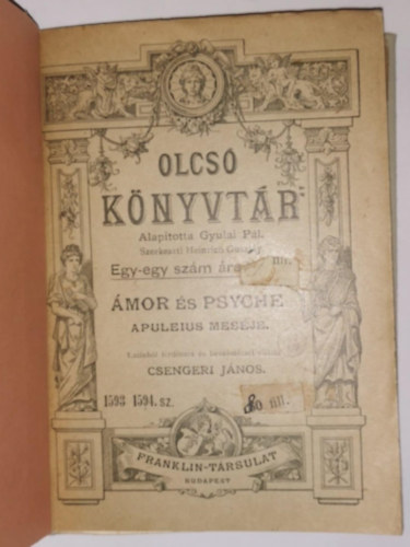 Csengeri Lajos  Apuleius (ford.) - Amor �s Psyche - Apuleius mes�je