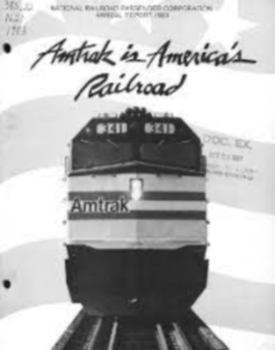 Ismeretlen Szerz - National Railroad Passenger Corporation 1983 Annual Report