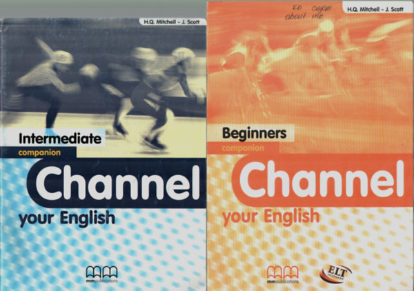 3 db Channel egytt: Channel Elementary companion, Channel Beginners companion, Channel Intermediate companion.