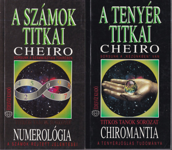 2 db Titkos tanok sorozat: A szmok titkai + A tenyr titkai