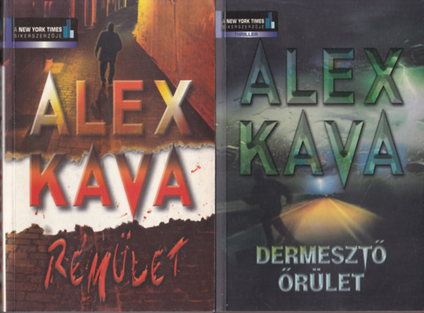 2 db Alex Kava krimi: Rmlet + Dermeszt rlet