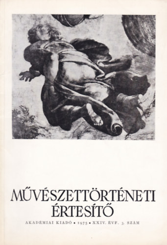Mvszettrtneti rtest (XXIV. vf. 3. szm, 1975).