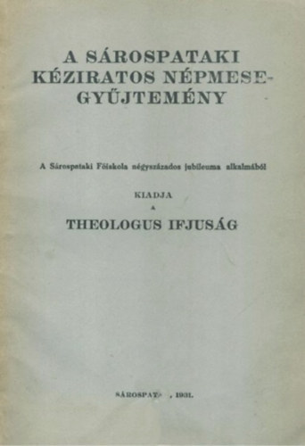 A s�rospataki k�ziratos n�pmesegy�jtem�ny