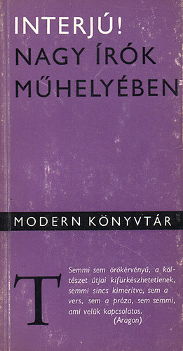 Interj Nagy rk mhelyben (Modern Knyvtr 92-93.)