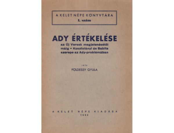 Ady �rt�kel�se