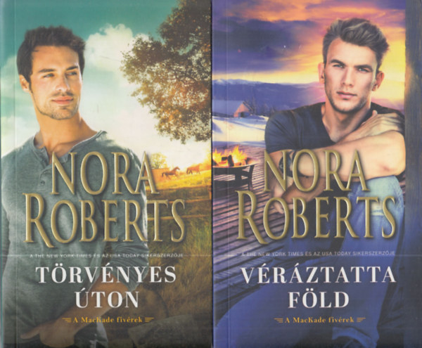 2 db Nora Roberts regny: Trvnyes ton + Vrztatta fld