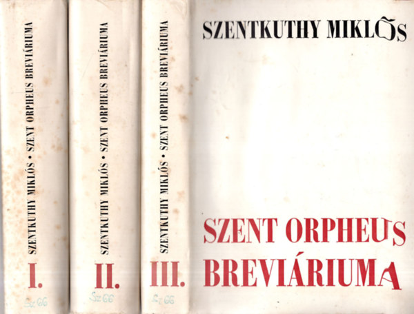 Szent Orpheus breviriuma I-III.