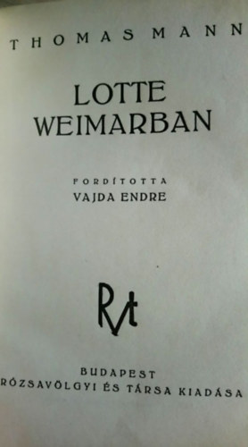 Lotte Weimarban