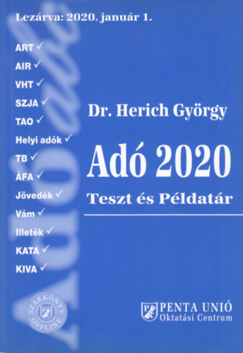 Ad 2020 (Teszt s pldatr)