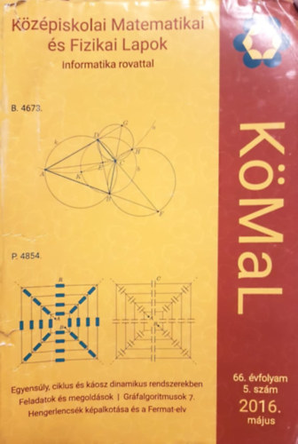 Ratk va - Kzpiskolai matematikai s fizikai lapok 66. vfolyam 20016/5