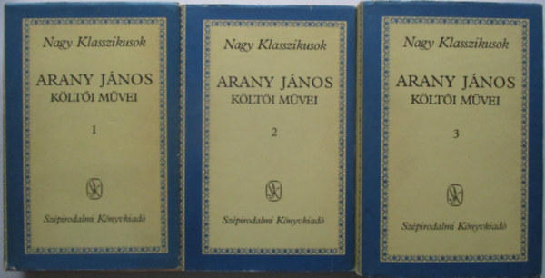 Arany J�nos k�lt�i m�vei I-III.