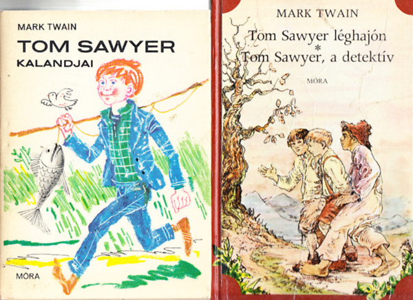 Tom Sawyer l�ghaj�n, Tom Sawyer, a detekt�v + Tom Sawyer kalandjai (2 m�)