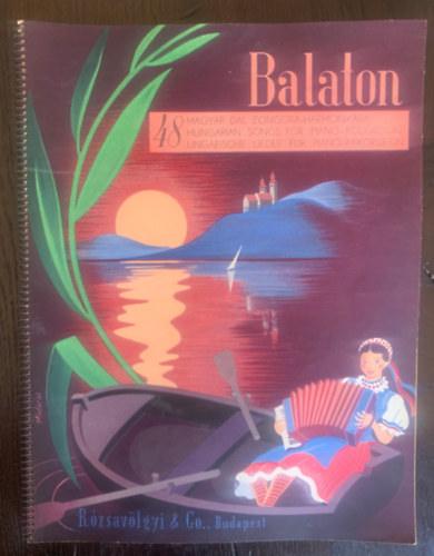 Balaton - 48 magyar dal zongora-harmonikra