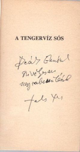 A tengervz ss - Emlkezs az rperre stb.- dediklt