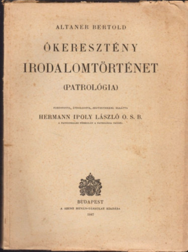 keresztny irodalomtrtnet (patrolgia)