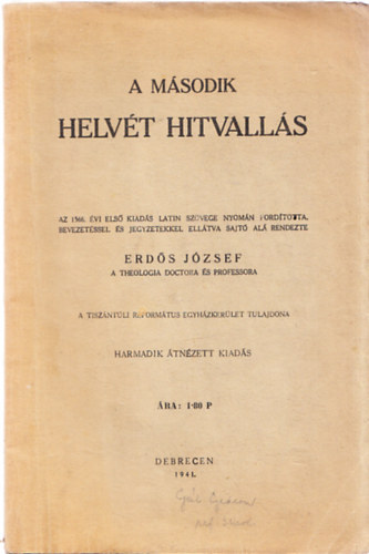 A msodik helvt hitvalls