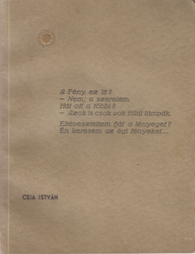 Versek- A fny ez itt? (dediklt)