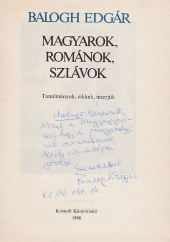 Magyarok, romnok, szlvok (Dediklt)