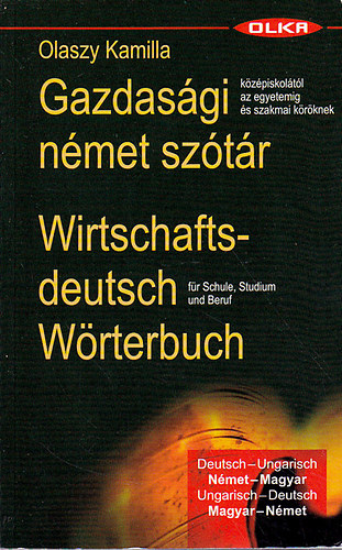Gazdasgi nmet sztr - Wirtschaftsdeutsch Wrterbuch