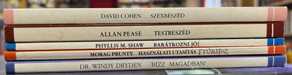 5 db H�tk�znapi Pszichol�gia: Szexbesz�d, Testbesz�d, Bar�tkozni j�!, Haszn�lati utas�t�s fi�khoz, B�zz magadban!