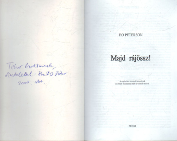 Bo Peterson - Majd rjssz!