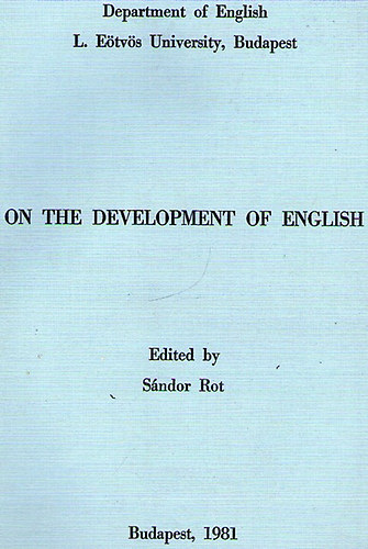 On the Development of English