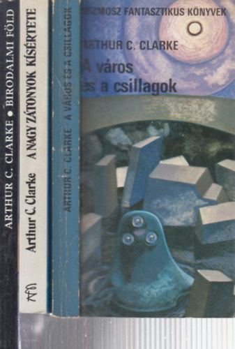 3 db. klasszikus sci-fi (A vros s a csillagok + A Nagy Ztonyok ksrtete + Birodalmi Fld)