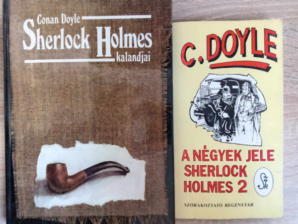 (2m) Sherlock Holmes kalandjai + a ngyek jele - Sherlock holmes 2 (Botrny Csehorszgban / Az eltnt vlegny / Az eltnt menyasszony / A berillkves diadm / A Rt Liga / A Boscombe-vlgyi rejtly / Az t narancsmag / A ferde szj