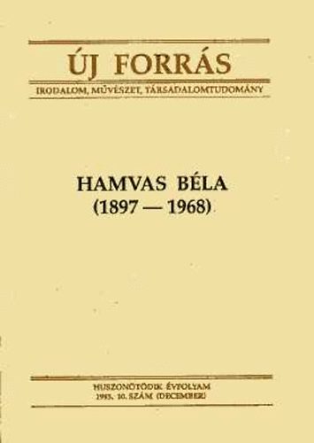 j Forrs 1993. 10. szm - Hamvas Bla