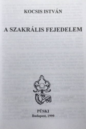 A szakrlis fejedelem