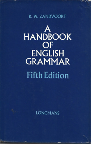 A Handbook of English Grammar