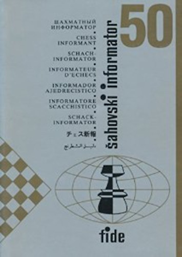 Chess informant 50 - 1990. VII-XII - 9 nyelven!