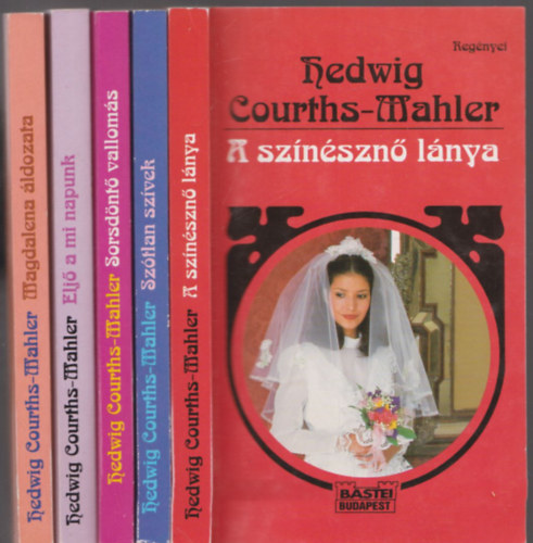 Hedwig Courths-Mahler knyvek (5db.): Sztlan szvek + Sorsdnt valloms + Elj a mi napunk + Magdalena ldozata + A sznszn lnya
