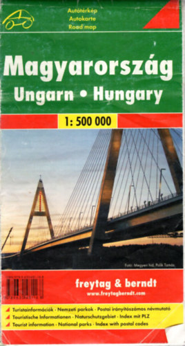 Magyarorszg auttrkp 1 : 500 000  (2015-s)
