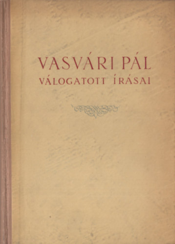 Vasvri Pl vlogatott rsai