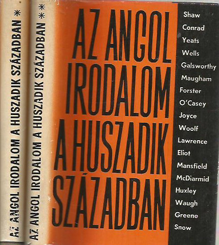 Az angol irodalom a huszadik szzadban I-II