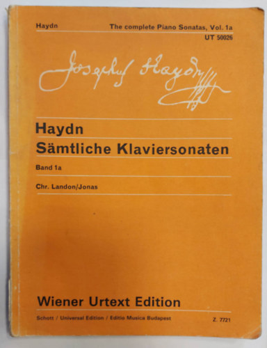 Haydn Smtliche Klaviersonaten Vol. 1a