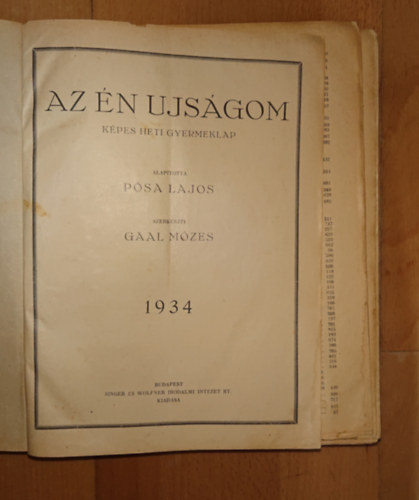 Az �n �js�gom 1934-es �vfolyama egybek�tve