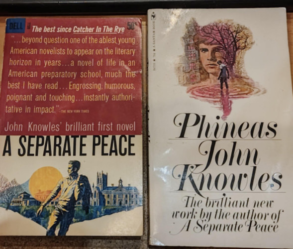 2 db John Knowles: A Separate Peace + Phineas