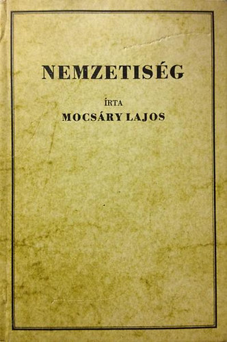 Nemzetisg (reprint)