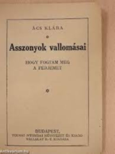 Asszonyok vallomsai