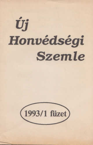 j Honvdsgi Szemle 1993/1 fzet