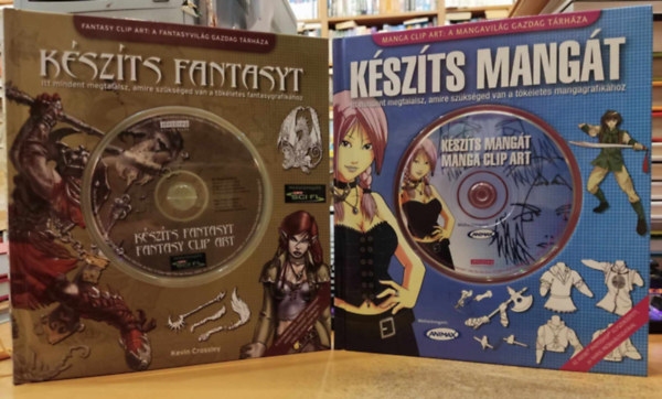 2 db Kszts: Kszts Mangt + Kszts Fantasyt + 2 CD