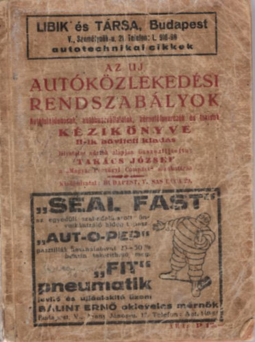 Az uj autkzlekedsi rendszablyok kziknyve