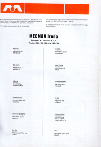 Mecman- Linear Dynamics- f�katal�gus