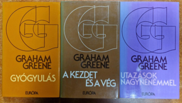 3db Graham Green:Gygyuls,A kezdet s vg,Utazsok nagynnmmel