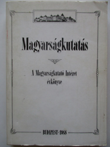 Magyarsgkutats - A Magyarsgkutat Intzet vknyve