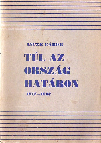 Tl az orszghatron 1917-1937