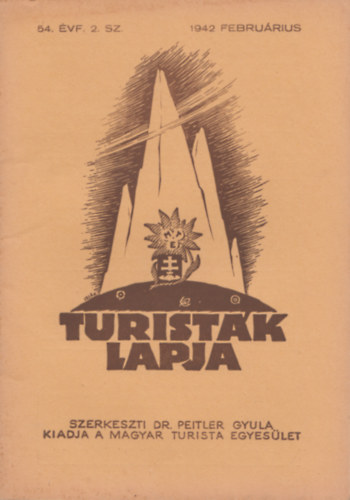 Turistk Lapja 54. vfolyam 2. sz.- 1942